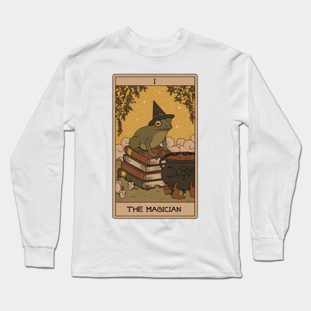 The Magician - Frogs Tarot Long Sleeve T-Shirt by thiagocorrea